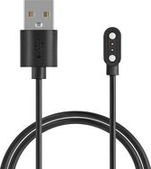 kwmobile Câble de Recharge USB Compatible avec Blackview X1 Smartwatch - Câble pour Smartwatch - Noir