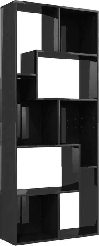 vidaXL Boekenkast 67x24x161 cm bewerkt hout betongrijs