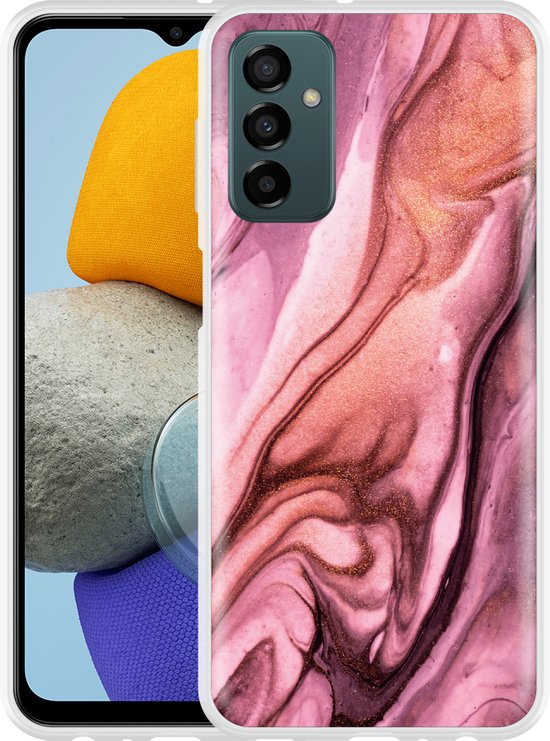 Hoesje Geschikt voor Samsung Galaxy M23 Dromerig Marmer