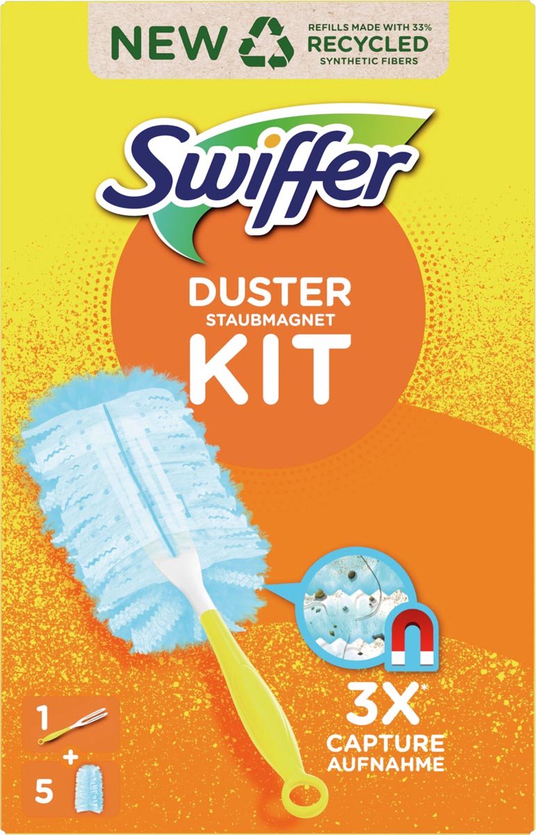 Swiffer Kit comprenant 1 plumeau attrape-poussière XXL et 2 chiffons :  : Cuisine et Maison