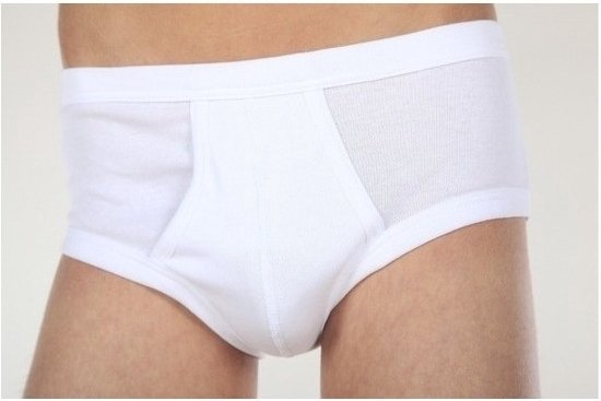 3x Beeren heren ondergoed Classic wit maat L - Onderbroeken/slips voor heren  | bol.com