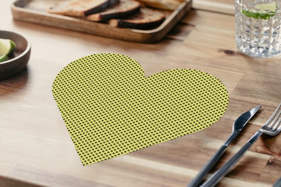 Sets de table - Napperons - Napperons coeur - Frida Kahlo - Art - Motifs - 8 pièces