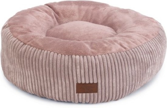 Designed by Lotte Ligmand Ribbed - Kattenmand - Kattenkussen - Roze - 50x50x17 cm