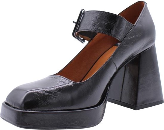 Ballerines Angel Alarcon - Cuir Noir, Modèle 25532 - Pointure 38