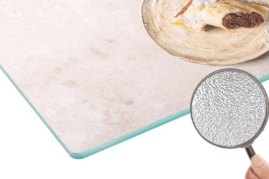 Planche à découper en Verres - 28x20 - Pâtisserie - Herbes - Fruits - Strudel aux pommes - Planches à découper en Glas