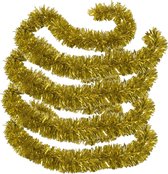 4 x guirlandes de sapin de Noël/guirlandes de lametta de 180 x 12 cm dans la couleur or scintillant - Guirlande Extra large
