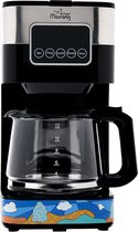 Any Morning Filterkoffiezetapparaat - Premium Koffiemachine - Koffie Apparaat - Met Kan en Slim Touchscreen Systeem - Inclusief maatschep - Zilver