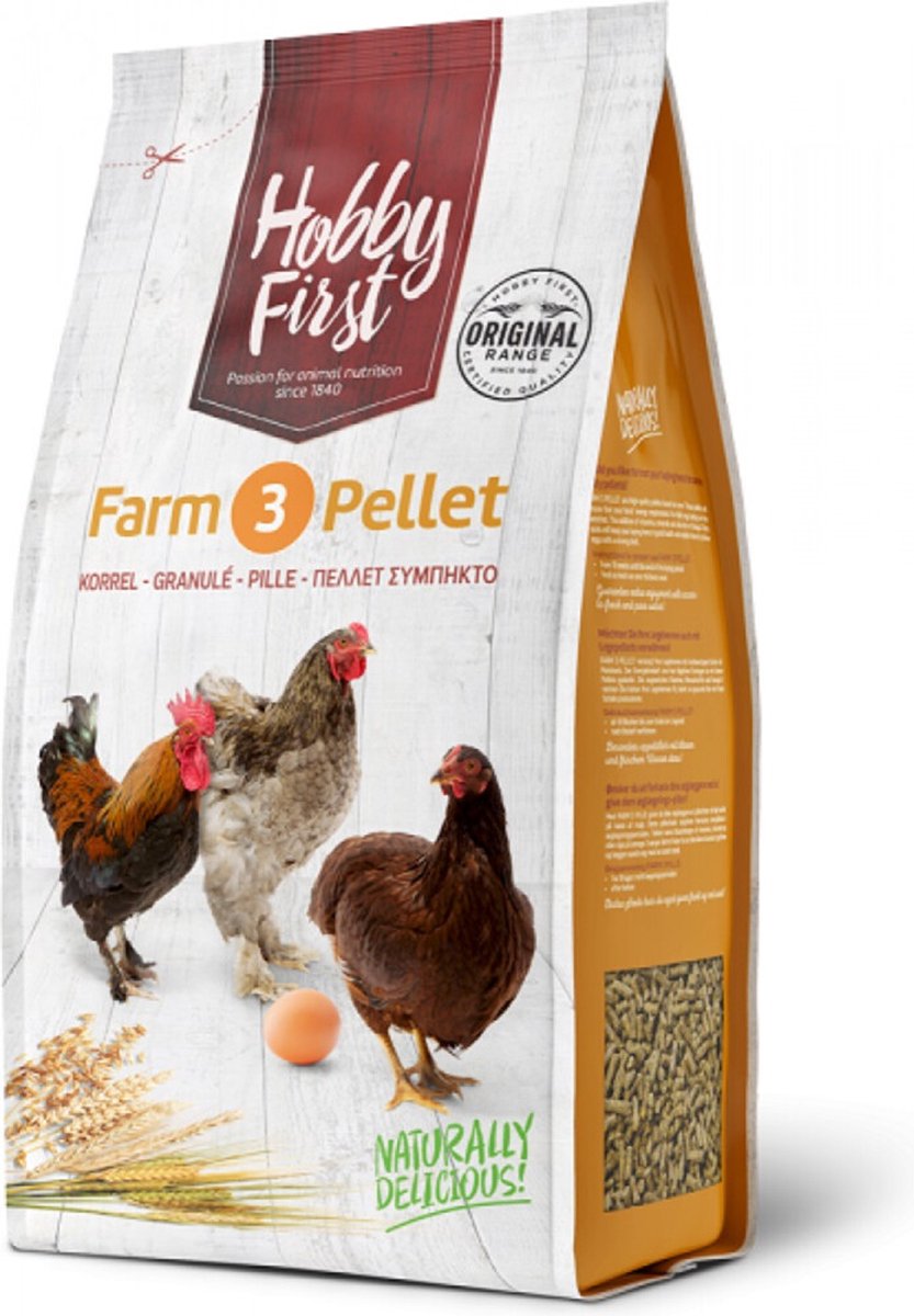 3x HobbyFirst Farm 3 Korrel 4 kg