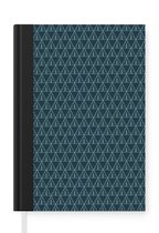 Notitieboek - Schrijfboek - Design - Jongens - Driehoek - Kind - Notitieboekje klein - A5 formaat - Schrijfblok