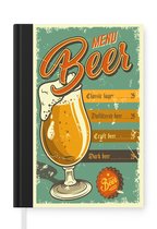 Carnet - Carnet d'écriture - Bières - Vintage - Bière - Carnet - Format A5 - Bloc-notes
