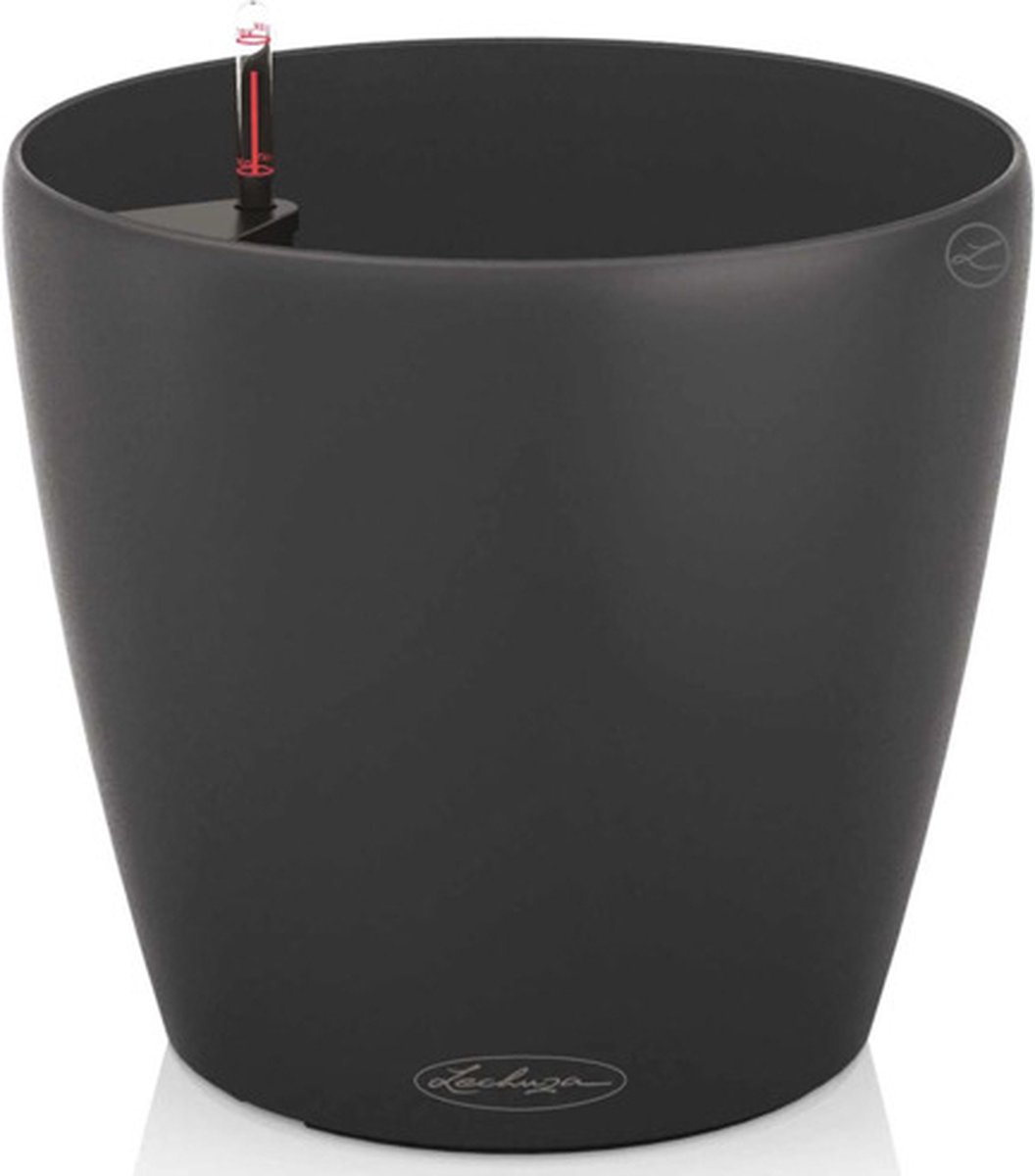 LECHUZA CLASSICO Color 43 - Plantenbak - ALL-IN-ONE set met LECHUZA-PON - leisteengrijs