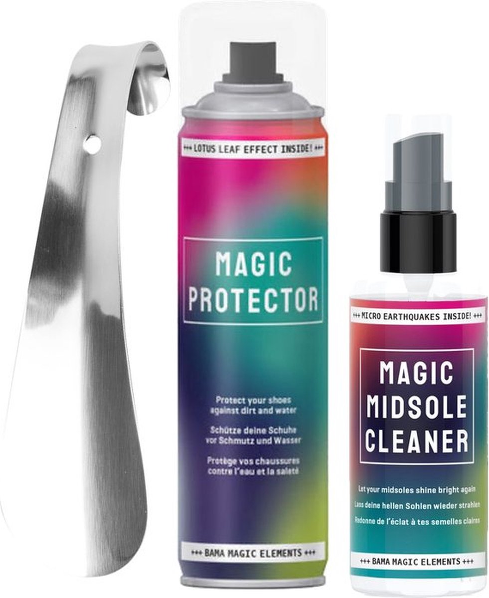 Bama Magic Protector | midsole cleaner | schoenlepel | set van 3