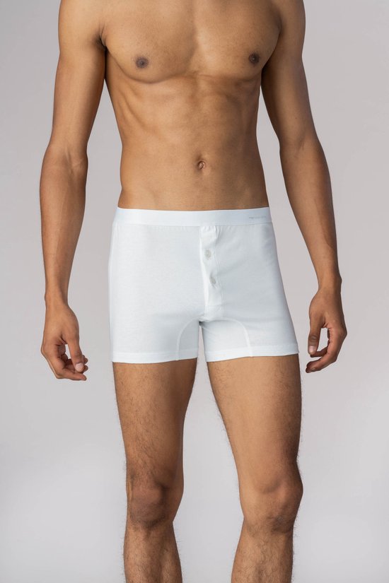 Mey Short Casual Coton Trunk 49025 - Blanc 101 weiss Hommes - 8