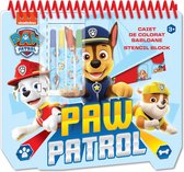 Paw Patrol Kleurblok met Stiften + Stickers + Sjabloon
