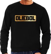 Oliebol foute Oud en Nieuw sweater - zwart - heren - Jaarwisseling outfit M