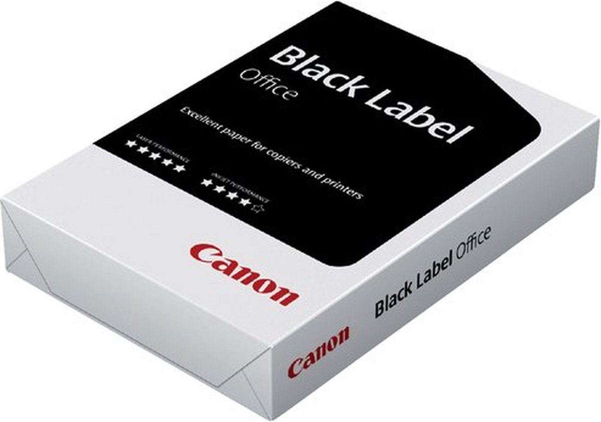 Kopieer/Printpapier - Canon black label - 1 x 500 vel - A4 - 80 grams