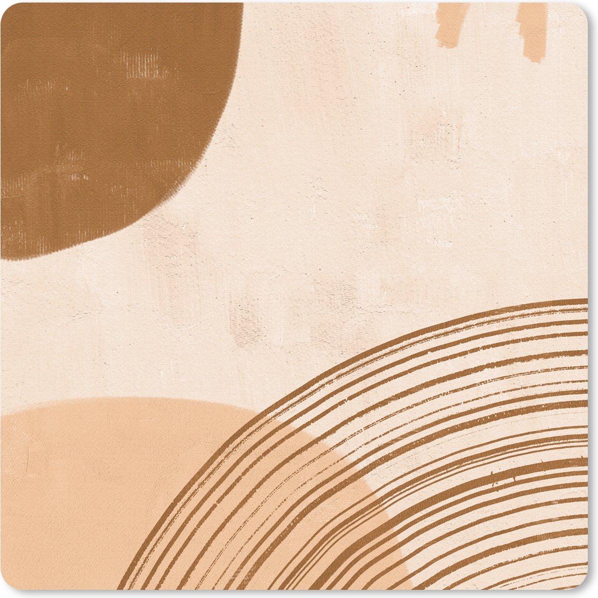 Muismat 30x30 cm - Mousepad Boho - Pastel - Abstract - Muismatten