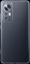 Mobigear Doorzichtig Hoesje geschikt voor Xiaomi 12 Telefoonhoesje Flexibel TPU Extra Dun | Mobigear Ultra Thin Backcover | Doorzichtig Telefoonhoesje 12 | 12 Case | Back Cover - Transparant