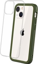 Apple iPhone 13 Mini Hoesje - Rhinoshield - MOD NX Serie - Hard Kunststof Backcover - Camo Green - Hoesje Geschikt Voor Apple iPhone 13 Mini