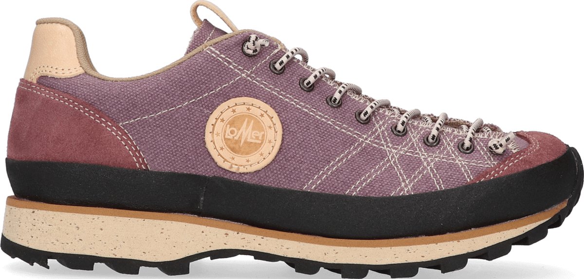 Lomer Bio Naturale Canvas Wandelschoenen Brownrose Multicolor