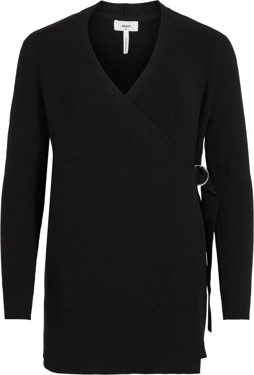 OBJECT OBJFAE THESS L/S RIB KNIT CARDIGAN NOOS Dames Vest - Maat XS