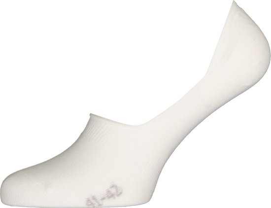 BOSS 44 Stay On (pack de 2) - chaussettes pour hommes en coton invisible - blanc - Taille: 43-44