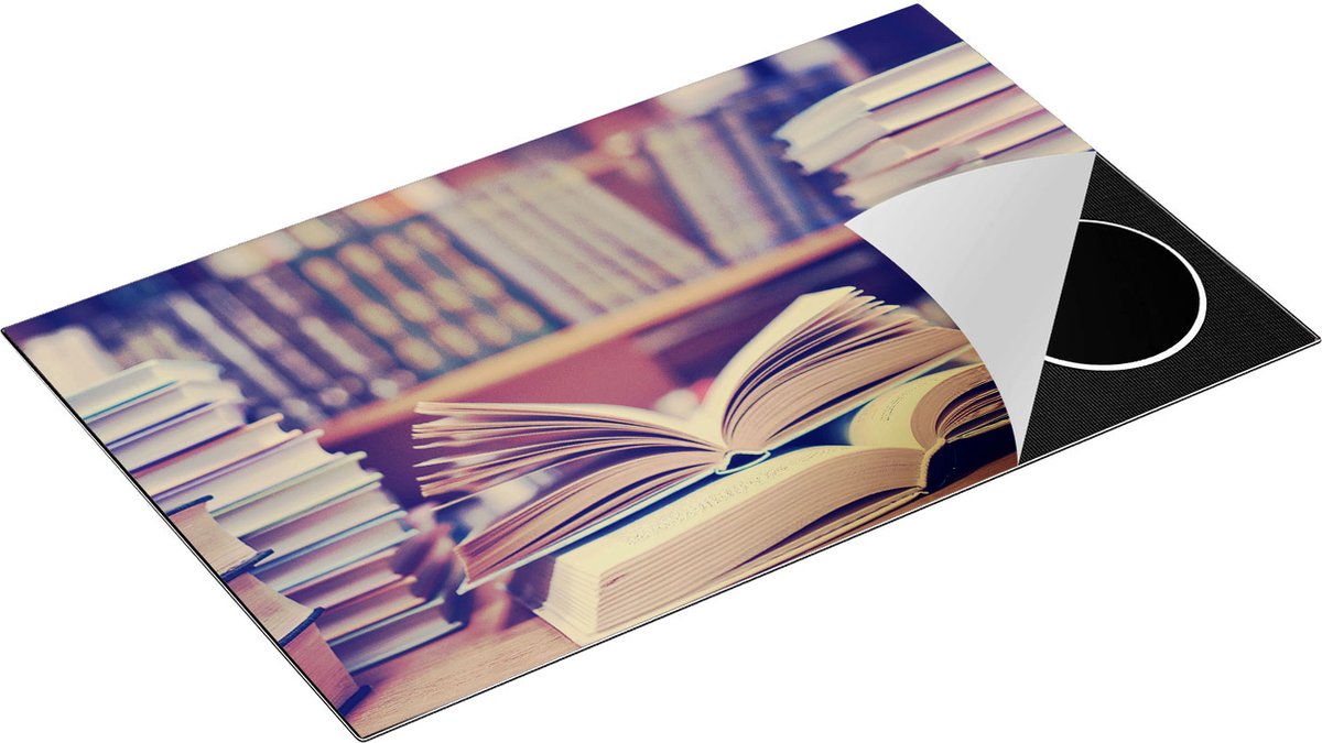 Chefcare Inductie Beschermer Openslaande Boeken bij Elkaar - 85x50 cm - Afdekplaat Inductie - Kookplaat Beschermer - Inductie Mat