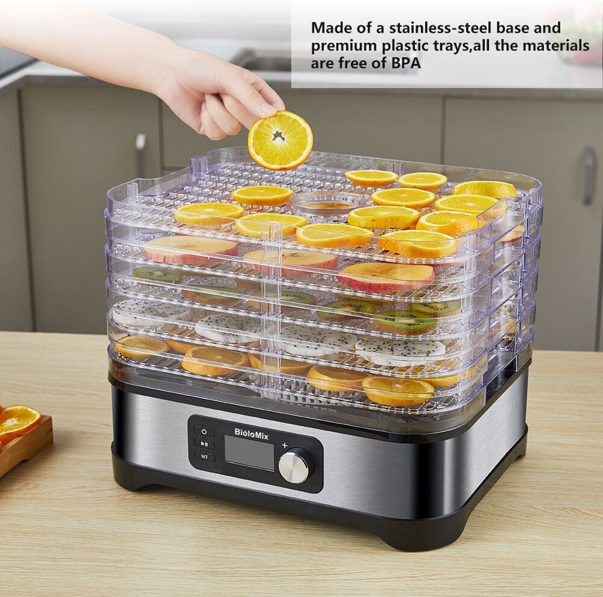 3 Pcs Tampon En Silicone Tapis Déshydrateur Pour Séchoir À Fruits