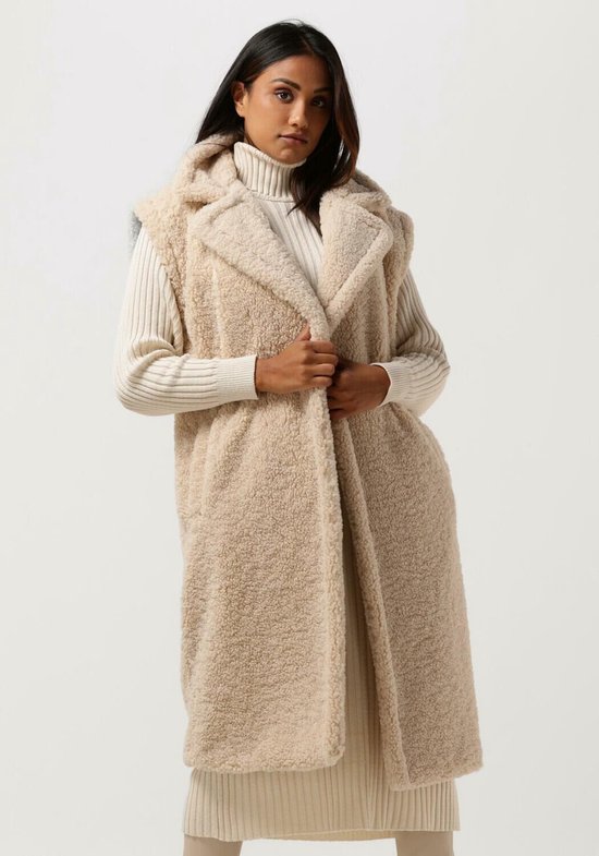 Teddy, gilet da donna senza maniche, in pile, corto, morbido gilet in pile con bottone e tasche, casual, leggero, in pile Teddy, per autunno e inverno, caldo, elegante tinta unita, C01-rosso, XXXXXL