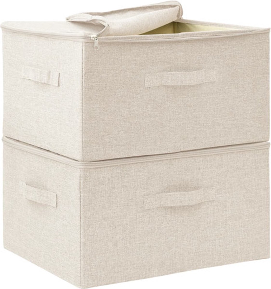 Boîte de rangement Tissu 70x40x18 cm Gris VIDAXL