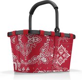 Reisenthel Carrybag Shopping Basket - 22L - Bandana Frame Rouge