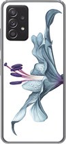 Telefoonhoesje Geschikt voor Samsung galaxy a73 hoesje - Bloemen - Aquarel - Lelie - Siliconen Telefoonhoesje
