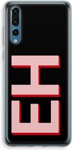 Gepersonaliseerd - Case Company® - Hoesje geschikt voor Huawei P20 Pro hoesje - Monogram - Soft Cover Telefoonhoesje - Bescherming aan alle Kanten en Schermrand