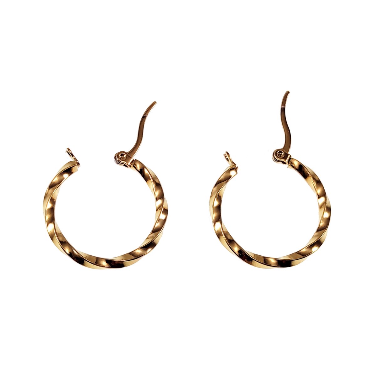 Boucles d'oreilles Guess Bijoux JUBE03299JWYG - Acier Doré sur , référe