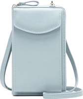 Antonio Fonzo Telefoonhoesje geschikt voor POCO X4 GT | Antonio Fonzo Crossbody Telefoontasje | X4 GT Schoudertasje - Sky Blue | Blauw