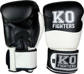 KO Fighters - (Kick) Bokshandschoenen - Vega Leer - Wit - 8oz