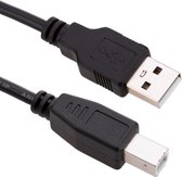 BeMatik - Zwarte USB A Male naar USB B Male Printerkabel 0,2 m