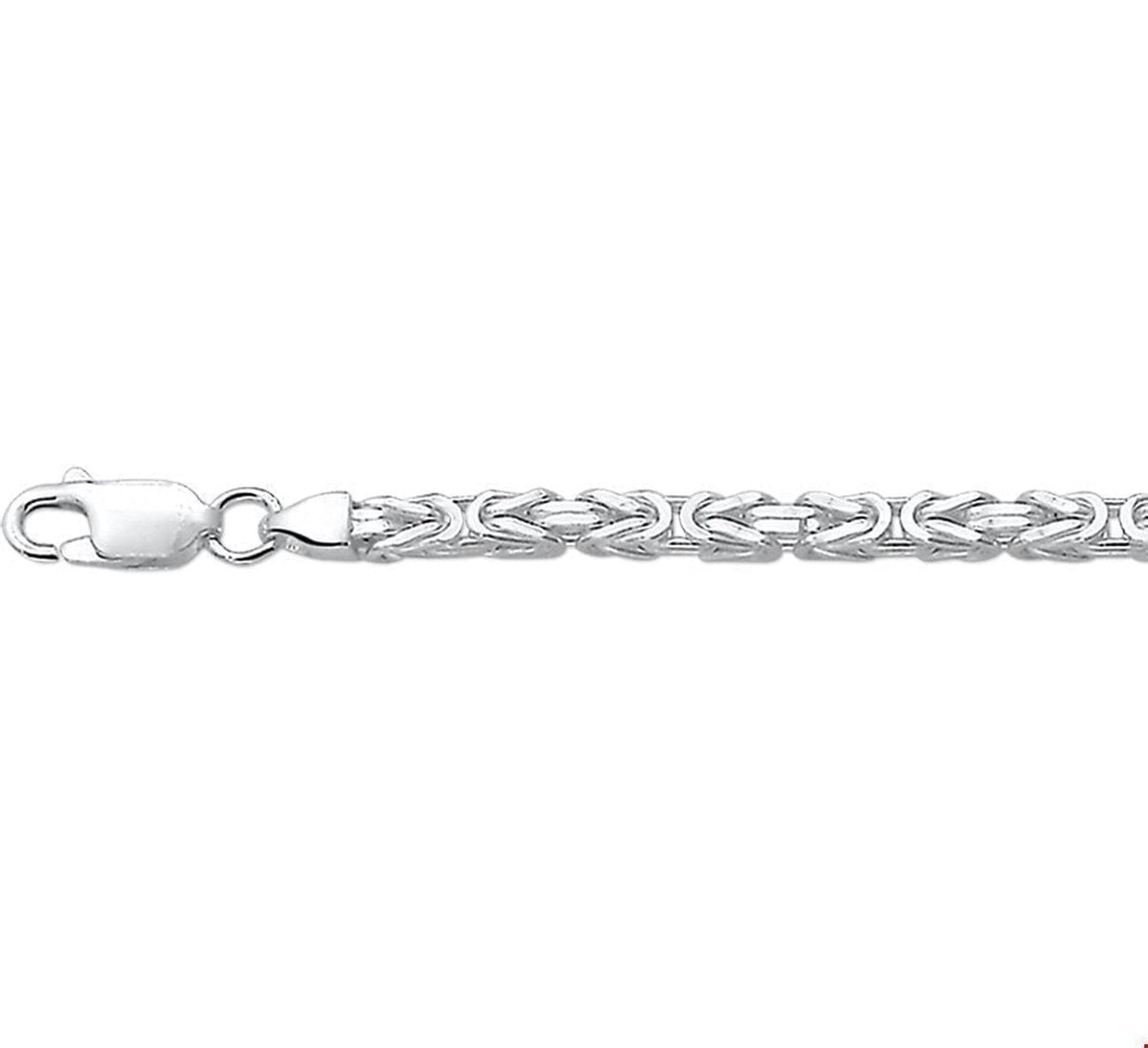 Zilveren Collier konings 3 1002035 45 cm
