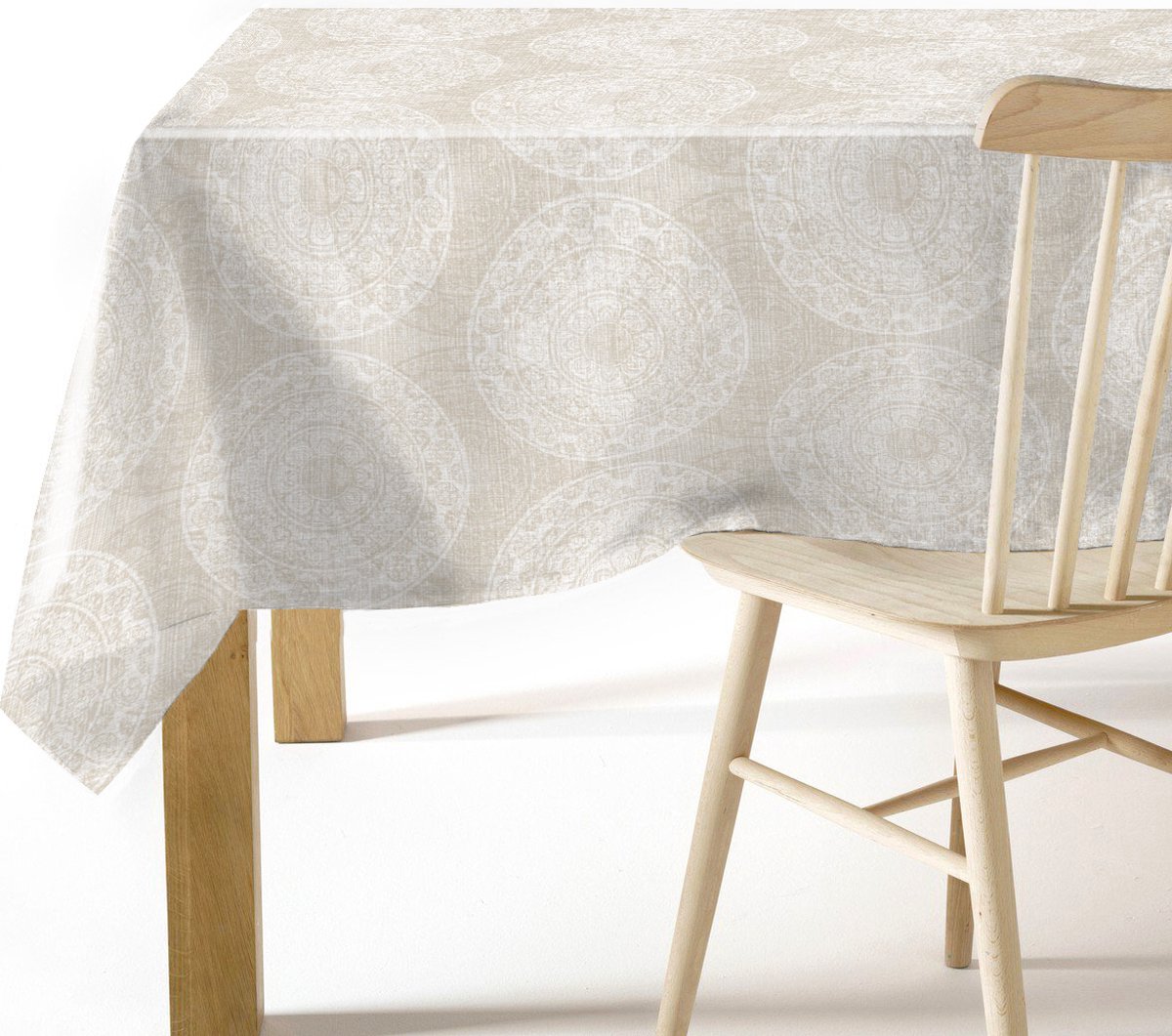 Wicotex-Tafelzeil-Tafelkleed Arnedo creme 140x240cm