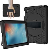 Mobigear Tablethoes geschikt voor Apple iPad 6 (2018) Hoes EVA Schuim | Mobigear Ruggedized Backcover | Schokbestendig iPad 6 (2018) Telefoonhoesje | Anti Shock Proof + Standaard - Zwart