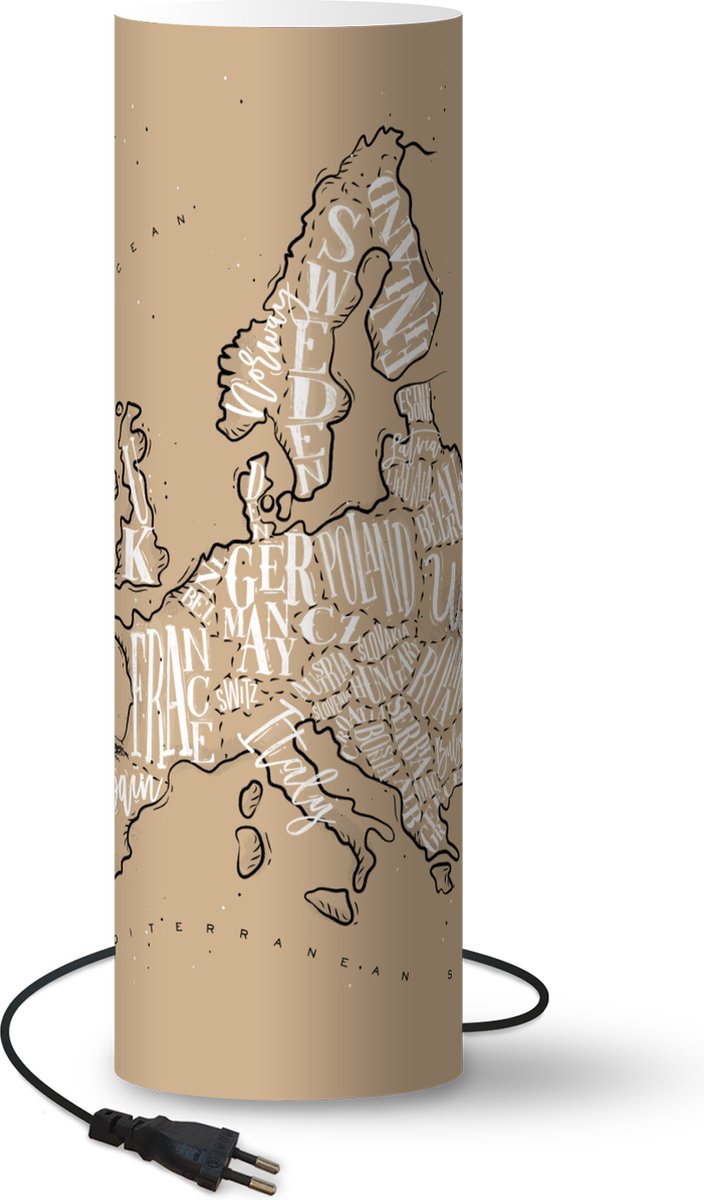 Lamptiger Tafellamp - Europa - Ø 16 Cm - E14 - Multicolor
