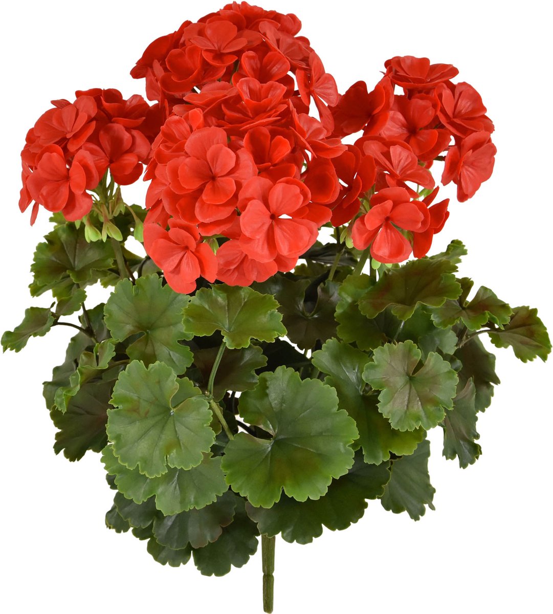 maxifleur Kunstplanten Geranium PL XL kunstplant 40cm -rood - UV bestendig