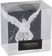 1x pcs acrylique oiseau pendentif de Noël transparent 10 cm ornements de Noël