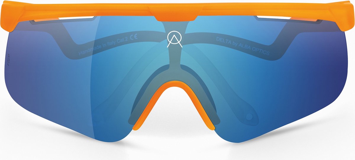 Alba Optics Delta Candy Fietsbril Oranje - Vzum Cielo Lens
