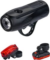 Fietslamp LED - Bicycle Light - Fietslicht - Waterdicht - Zwart