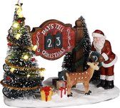 Luville - Christmas count down battery operated - l13xb10xh11cm - Kersthuisjes & Kerstdorpen