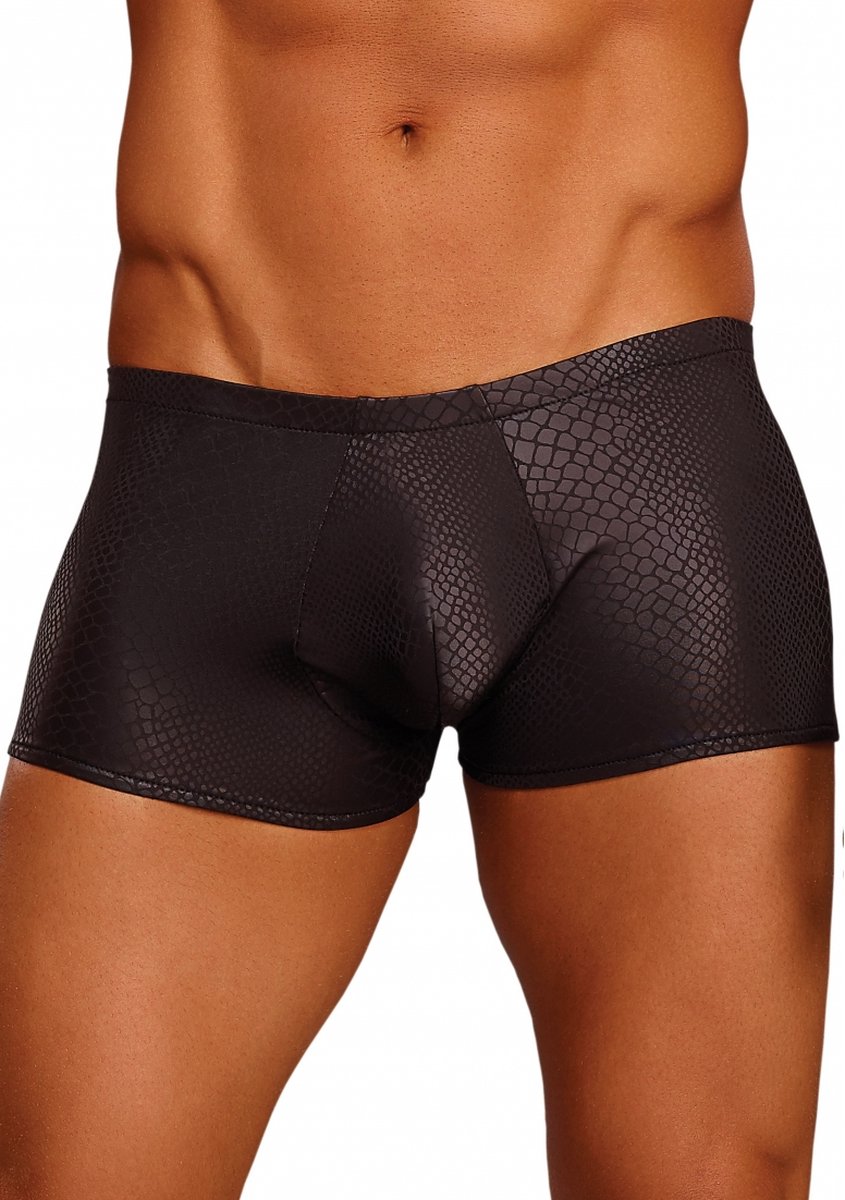 Male Power Black Cobra Boxer Short Mini Short S - zwart