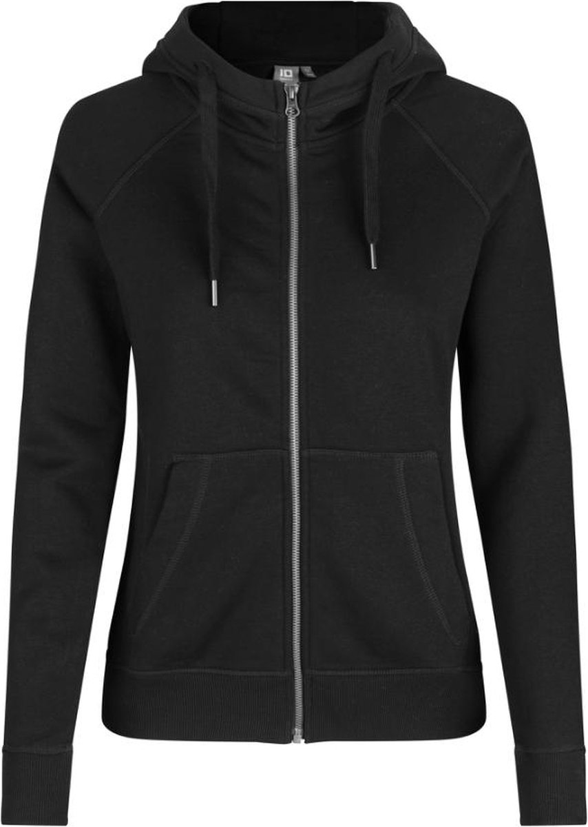 ID Hoodie Core Vest met Rits Dames Zwart - Maat XL