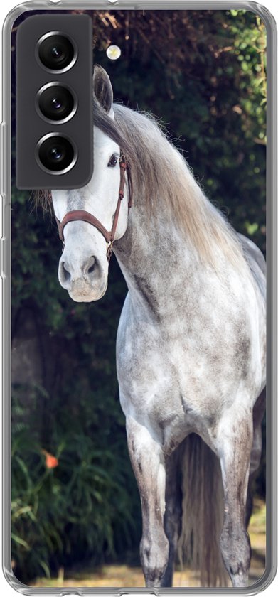 Coque Samsung Galaxy S21 FE - Cheval - Licol - Nature - Coque de téléphone en Siliconen