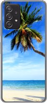 Coque Samsung Galaxy A33 5G - Palmiers - Plage - Mer - Coque de téléphone en Siliconen